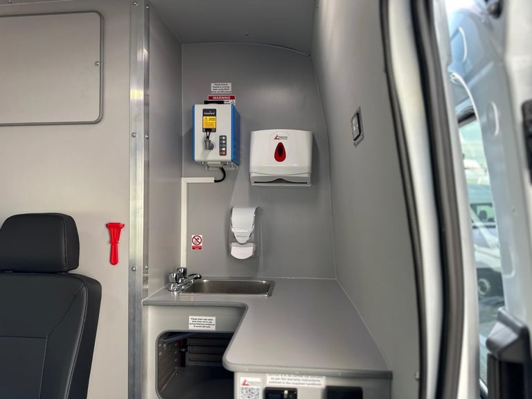 24 Reg, Ford Transit L3H3 RWD,Toilet, Mess, Kitchen, Welfare, Van, Air-Con 