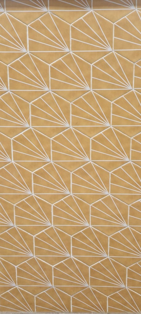 Hexagon Decor Matt Tiles - Suitable for Walls and floors (14cm x 16cm)
