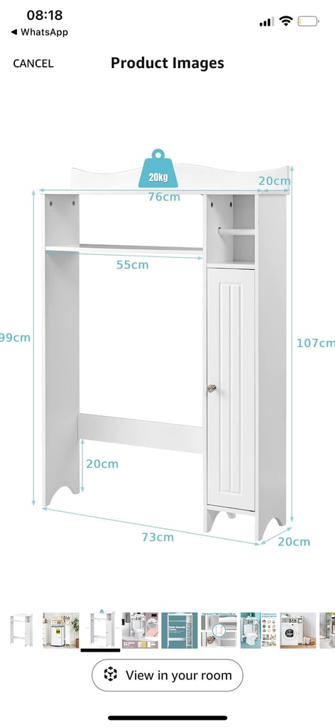 Bathroom toilet storage 