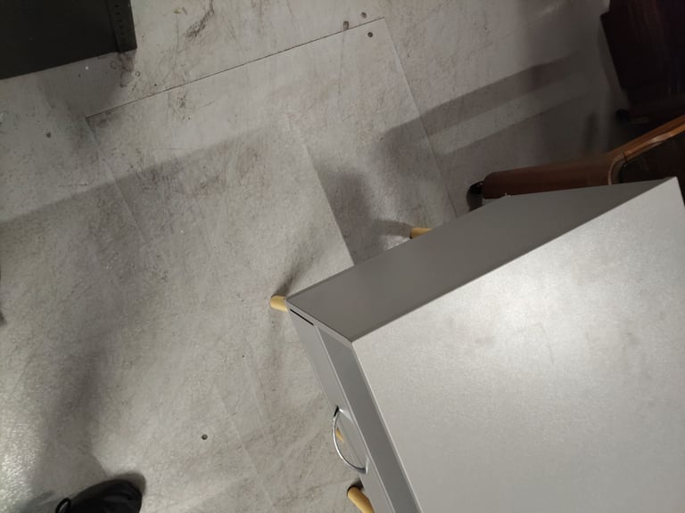 Modern grey bedside cabinet s x2 