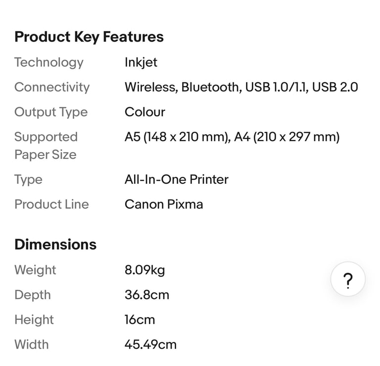 All in one printer 