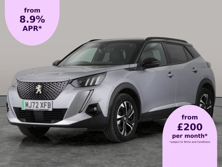 image for 2022 Peugeot E-2008 50kWh GT SUV 5dr Electric Auto (7kW Charger) (136 ps) - REVERSE CAM - NAV - S...