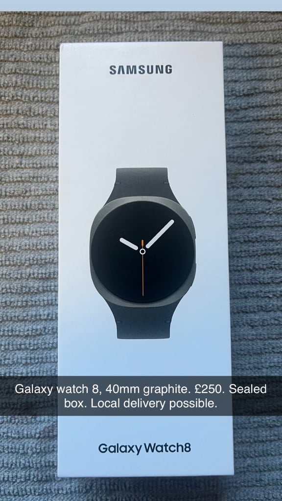 image for Unopened Galaxy watch 8
