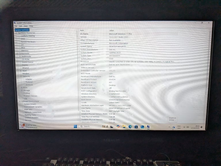Dell optiplex 9020 sff PC