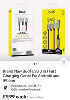 Budi multi charge cable