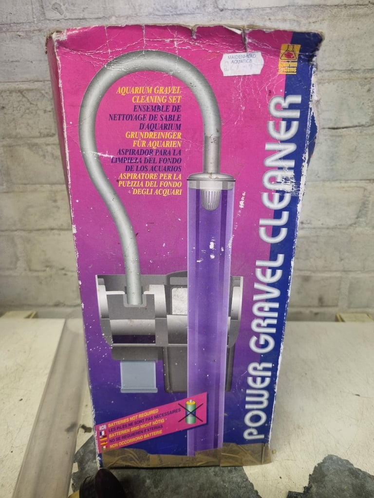 Mains powered aquarium gravel cleaner 