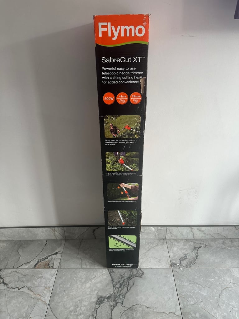 image for flymo hedge trimmer sabre cut XT