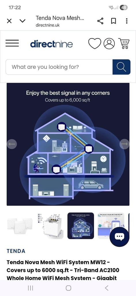Tenda N300 wifi router & AC2100 Tri-band whole home mesh wifi system