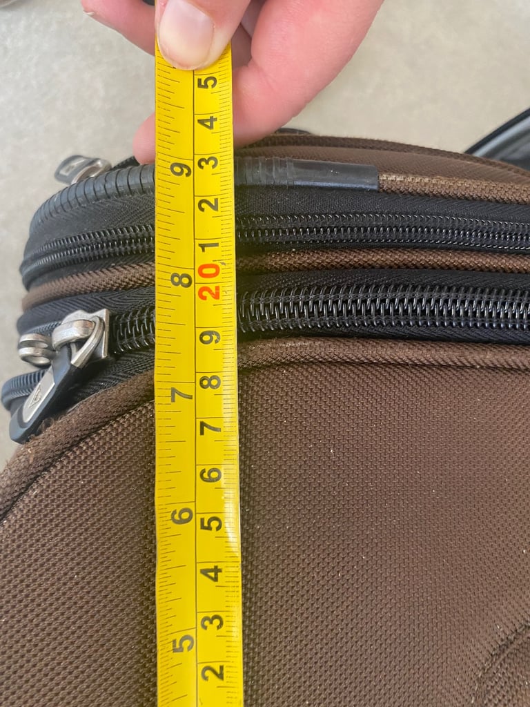 Antler small luggage with wheels,expendable telescopic handle 