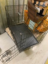 2 large foldable dog crates