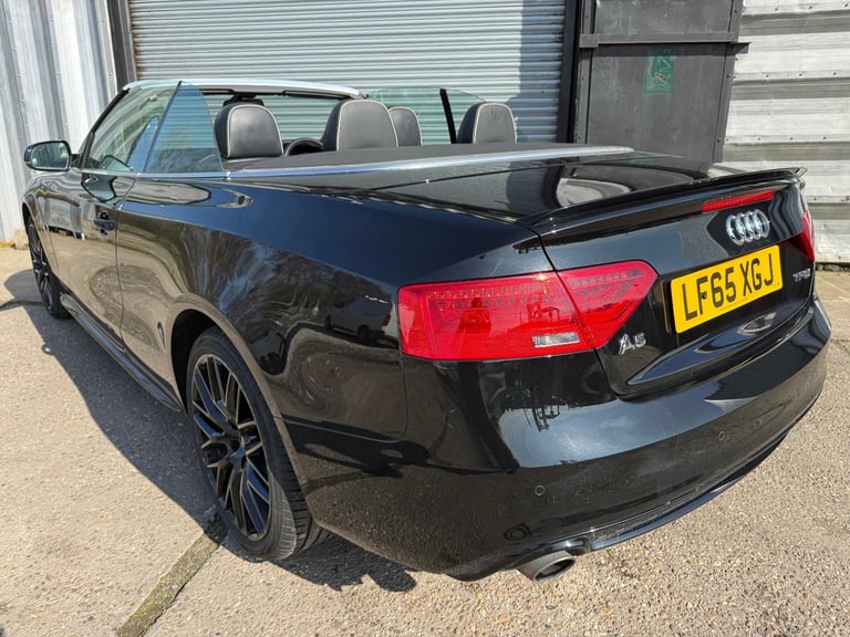 2016 65 AUDI A5 CONVERTIBLE S-LINE AUTOMATIC 225 DAMAGED REPAIRABLE SALVAGE