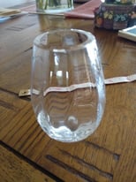 SMALL DARTINGTON GLASS BUD VASE.