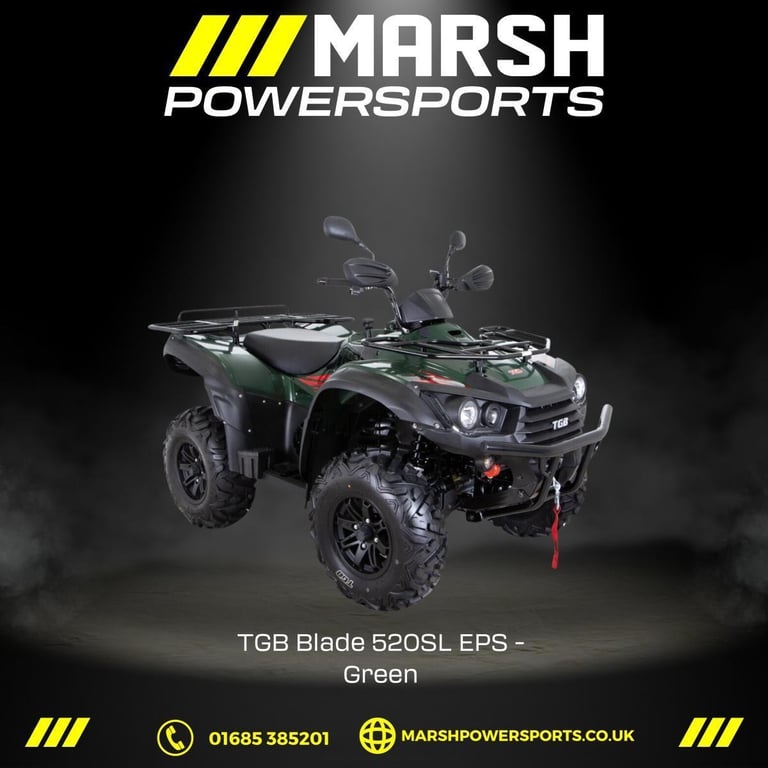 image for TGB Blade 520 SL EPS Road Legal Quad Bike - TGB Main Dealer -5 Years Warranty!