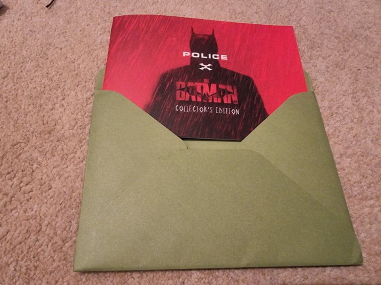 Police 'The Batman' collectors edition watch