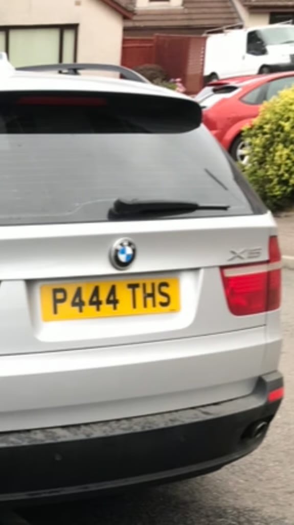 image for P444THS reg plate car van truck garden outdoor 