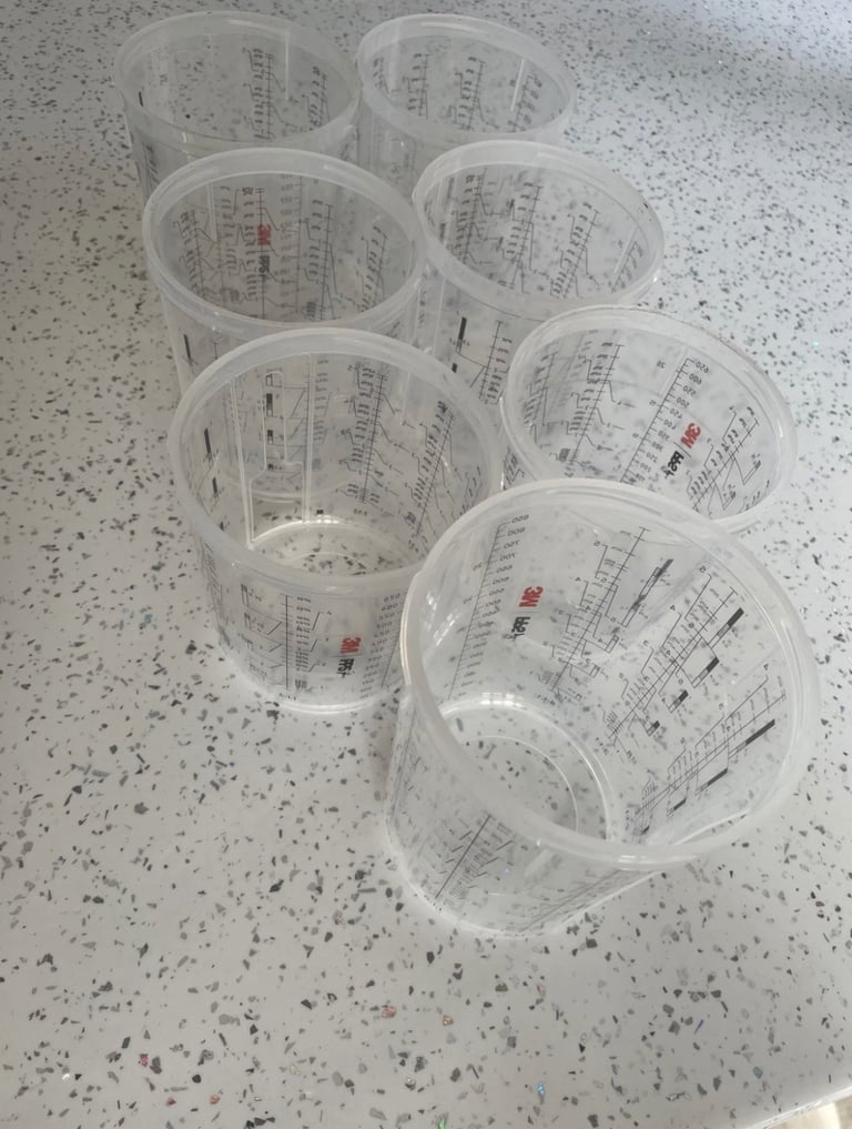 3M 16001 paint mixing cups spray painting 