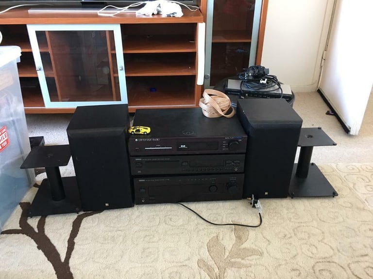 Yamaha separates with KEF speakers