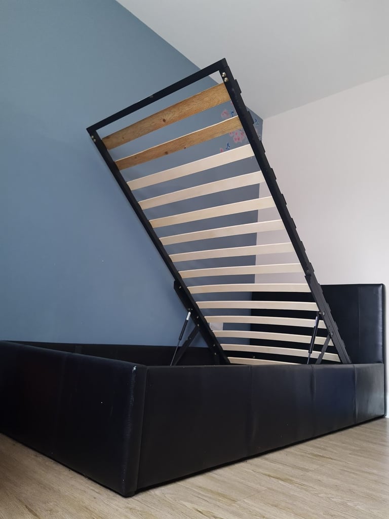 image for Otterman Storage Bed Single Faux leather 