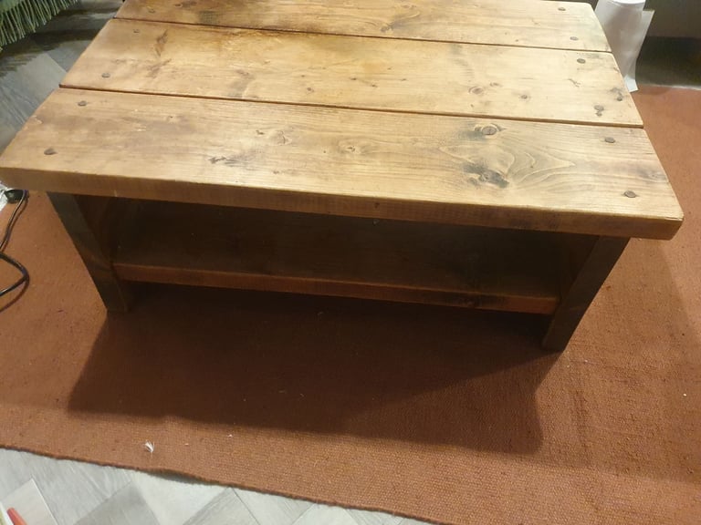 image for Solid wood coffee table