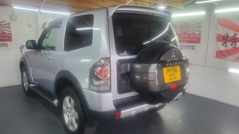 mitsubishi pajero 3.8 v6 4wd automatic 3 door in silver fresh japanese import 07
