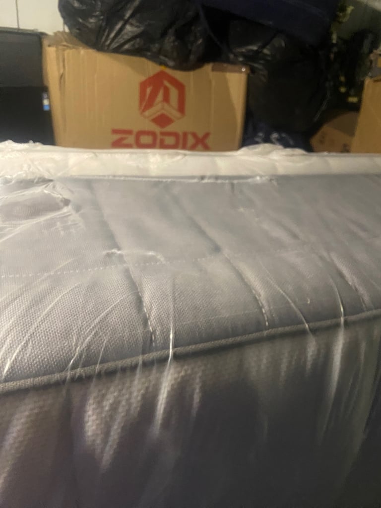Double bed with double mattress included 