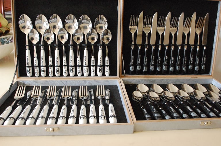 BRAND NEW SETS CHANNEL/VERSAC/ CUTLERY