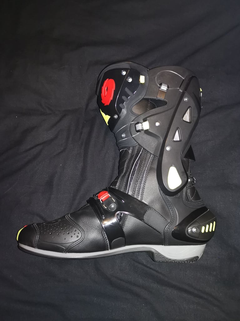 SIDI Vortice Motorbike Motorcycle Race Boots Size 12.5