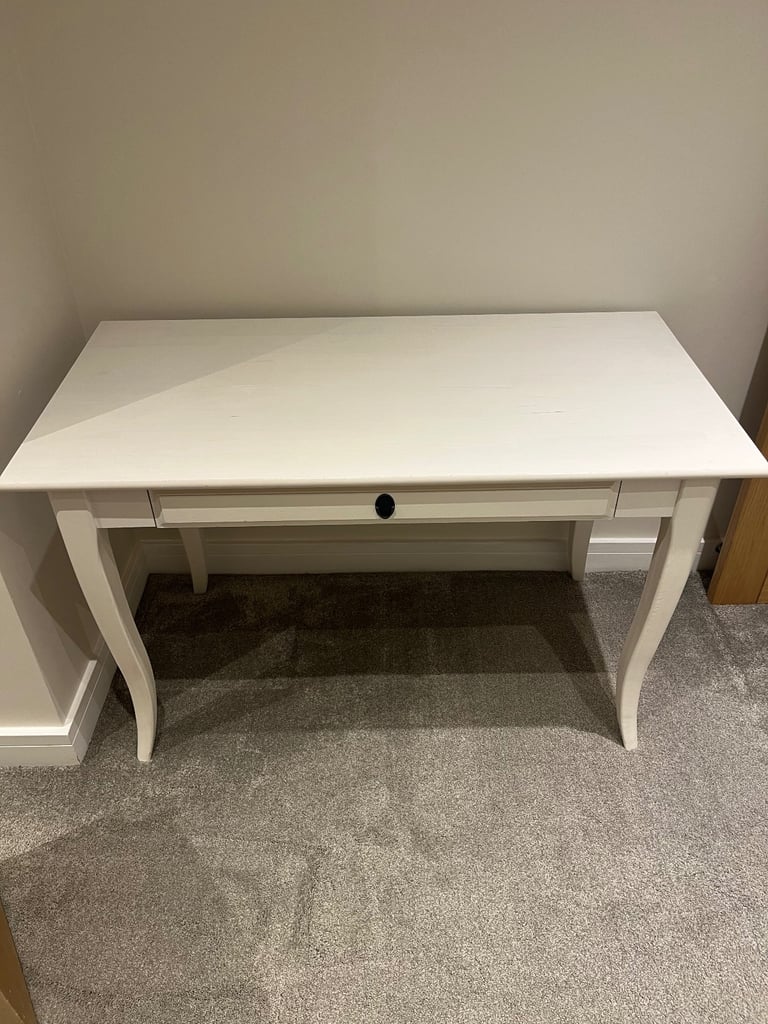 image for IKEA white desk dressing table with drawer 