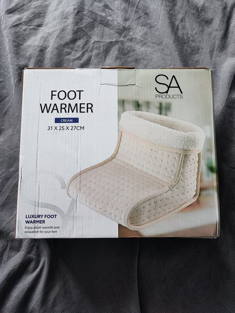 image for 🦶 SA Products Foot Warmer – Cream – New in Box
