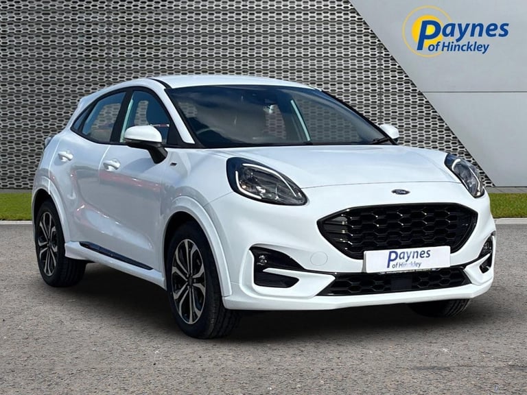 image for 2023 Ford Puma ST-Line 1.0L 125PS mHEV 6 Speed in Frozen White LOW MILES