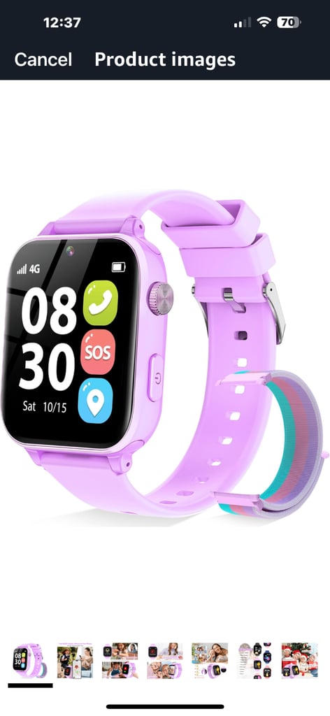 image for 4 g kids smart watch