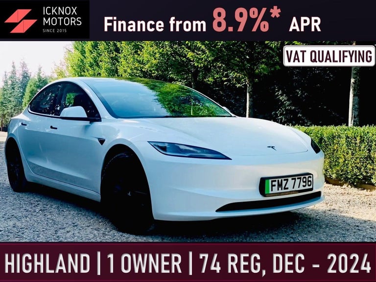 2024 Tesla Model 3 (Dual Motor) Long Range Auto 4WDE 4dr SALOON Electric Automatic