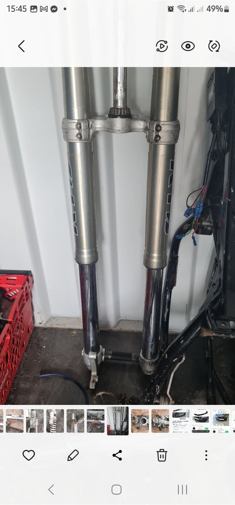 KTM EXC450 PARTS SHOCK SWING ARM ECT
