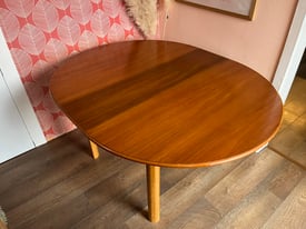 Mid Century Round Dining Table (Teak Danish Design)