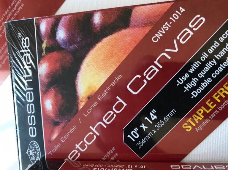 BARGAIN Art job lot - 5 NEW PAINTING BOARDS AND PORTFOLIO CASE.