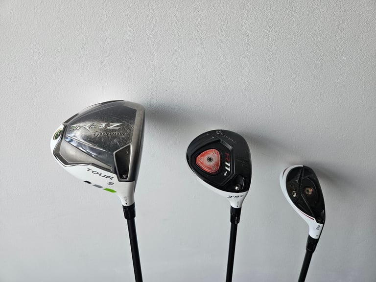 image for Set of 3 Taylormade Woods, Driver, 3 Wood & Hybrid