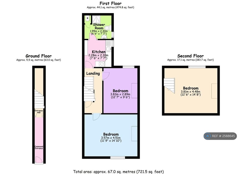 2 bedroom flat in Lower Ford Street, Coventry, CV1 (2 bed) (#2588645)