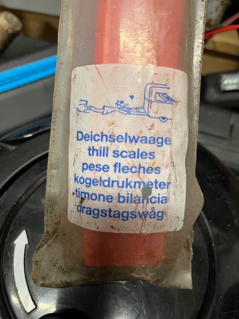 Caravan , trailer scale 
