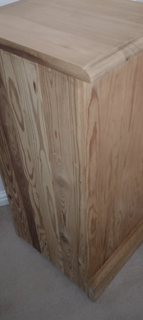 PINE CABINET WITH A TOP DRAWER 
