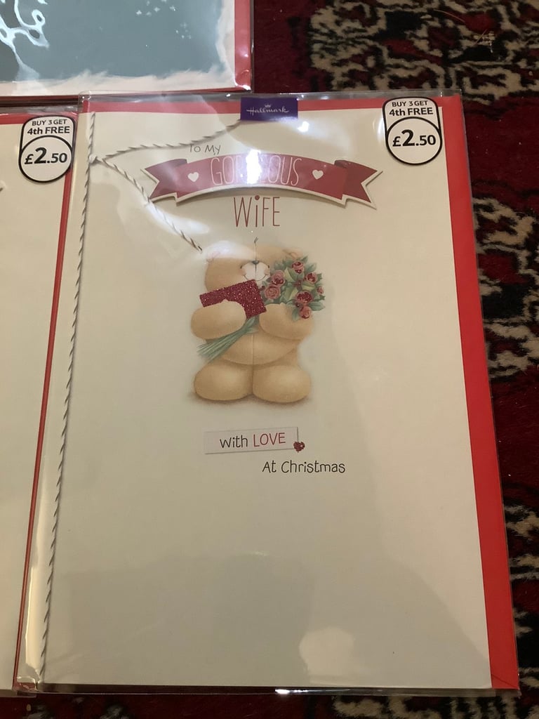 Seven Hallmark Christmas Cards 