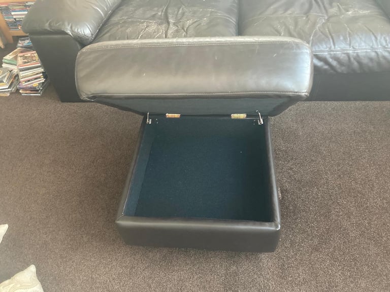 Sofa and footstool 