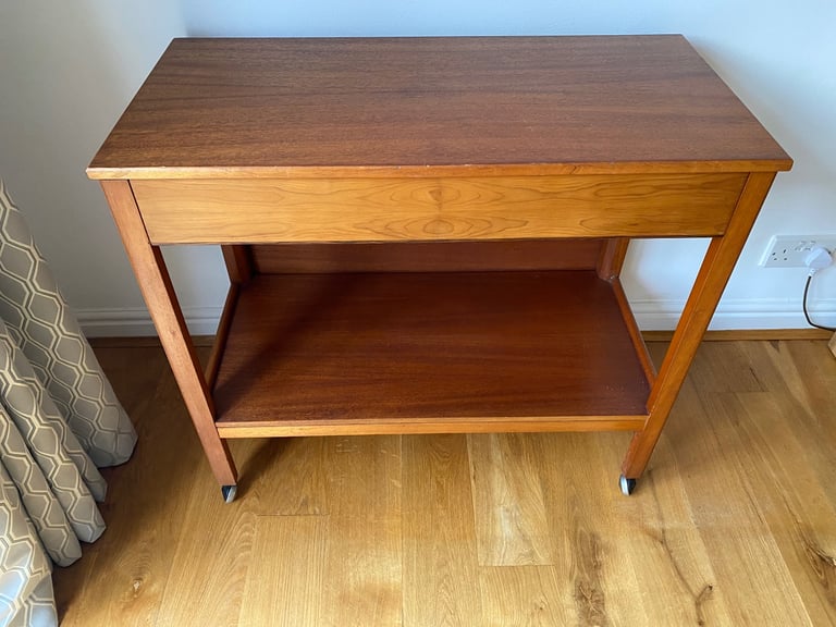Vintage McIntosh Teak Metamorphic Bar Tea Trolley Table Retro Small Sideboard