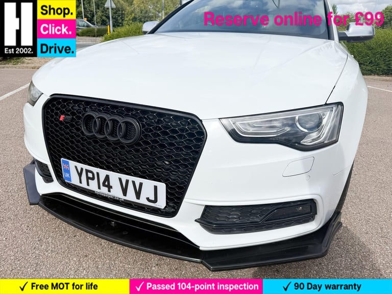 2014 Audi S5 3.0 TFSI V6 Black Edition Sportback S Tronic quattro Euro 5 (s/s) 5dr HATCHBACK Petr...