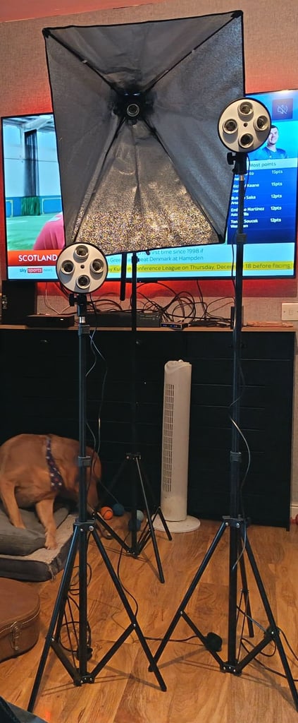 Studio lighting set up, 