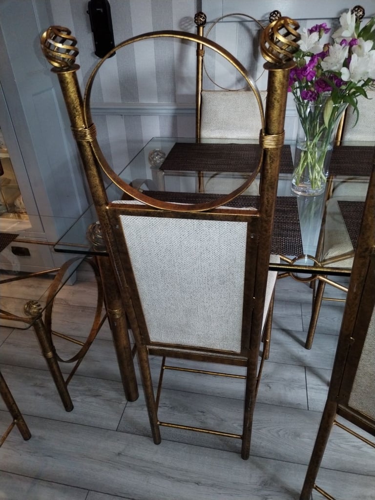 image for Dining suite table chairs extras