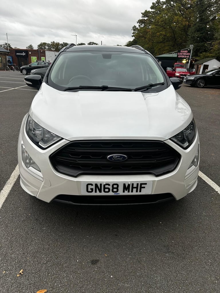 Ford EcoSport ST-Line 2019, Manual, White, 1.0L Petrol, 5Doors, ULEZ Compliant F/S/H 
