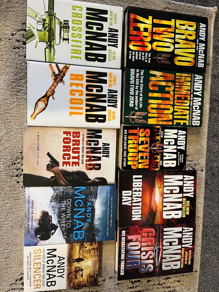 Andy McNab books. Military 