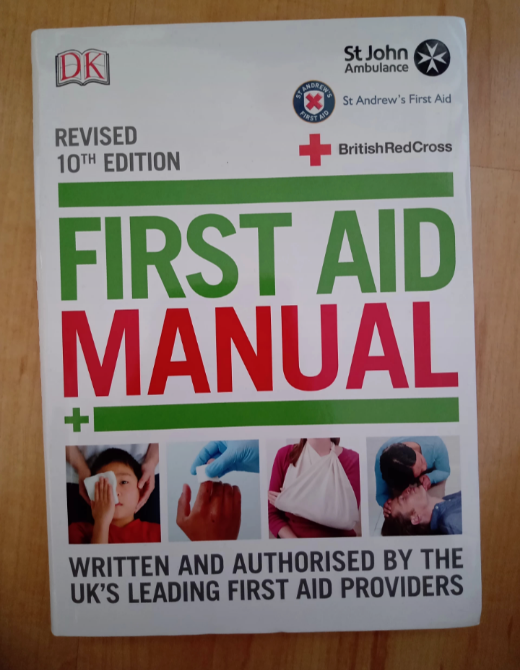 First aid manual book
