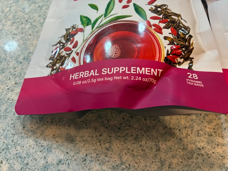 Detox energising tea