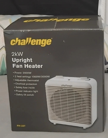 image for Challenge 2kw Upright Fan Heater.